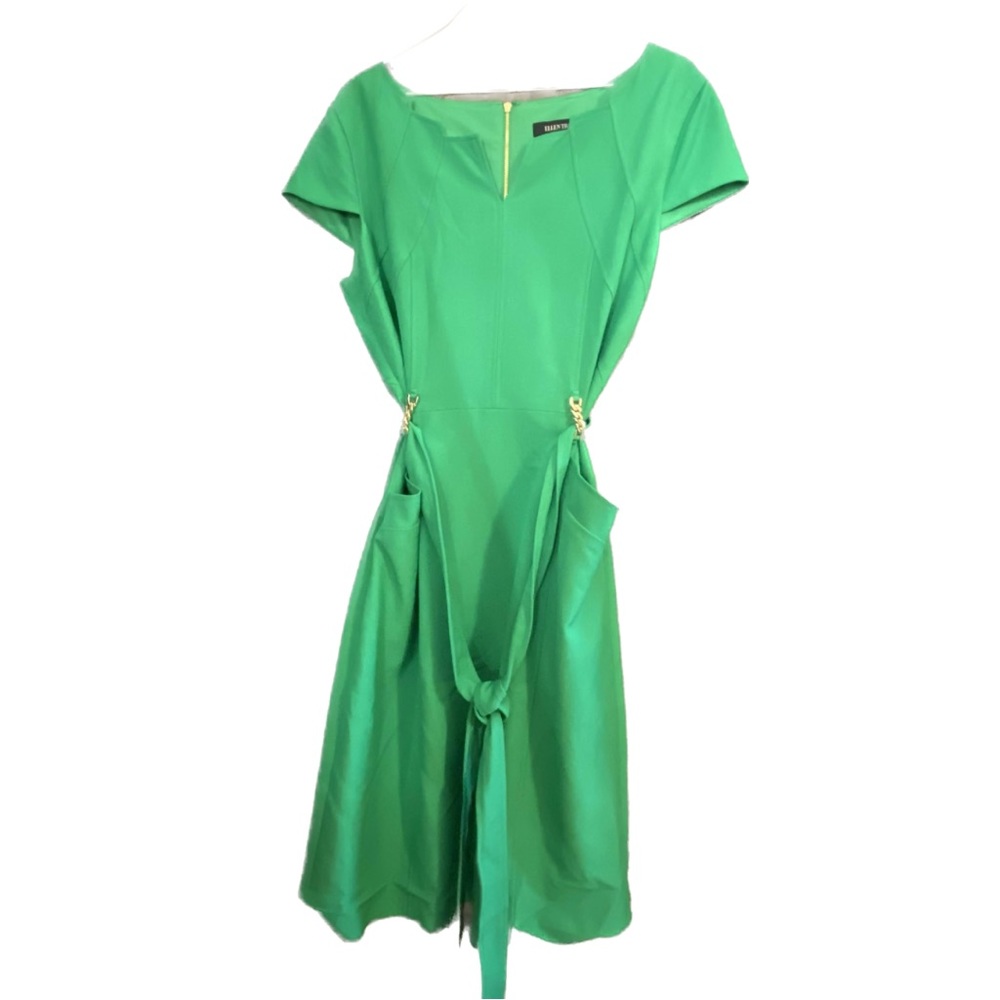 Ellen Tracy Emerald Green Dress